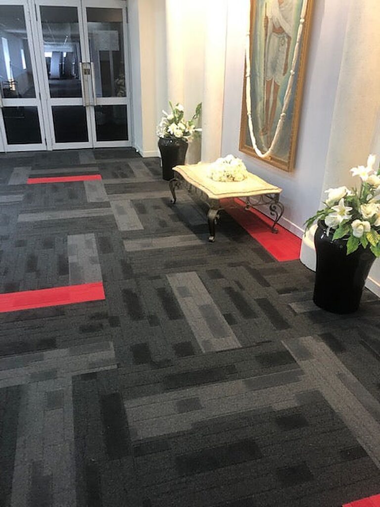 Aotea Square - Red 724 flooring sample