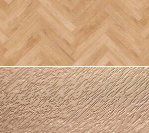 Parquet - Lined Oak PQ 1633 – Parquet / Herringbone flooring sample