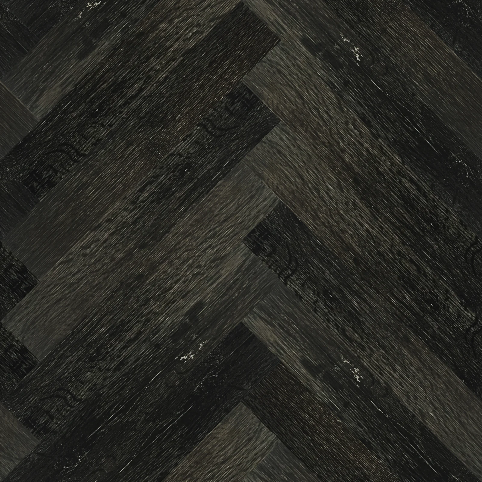 Parquet - Chalk Black Ash PQ 3620 – Parquet / Herringbone flooring sample