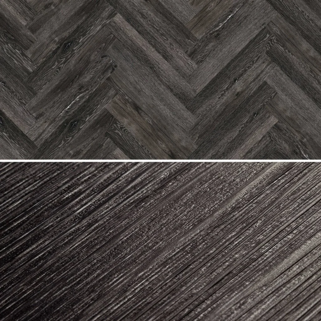 Parquet – Chalk Black Ash PQ 3620 - Parquet / Herringbone